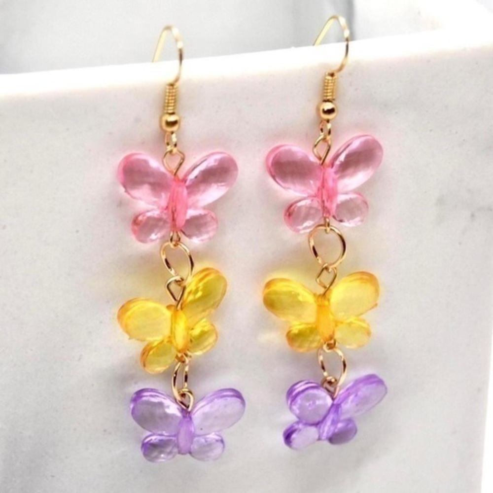Butterfly Bead Earrings